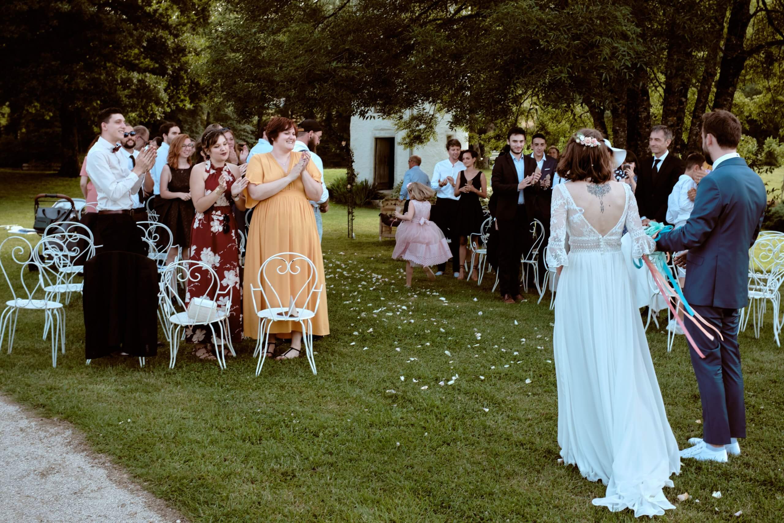 mariage, ceremonie laique, champetre