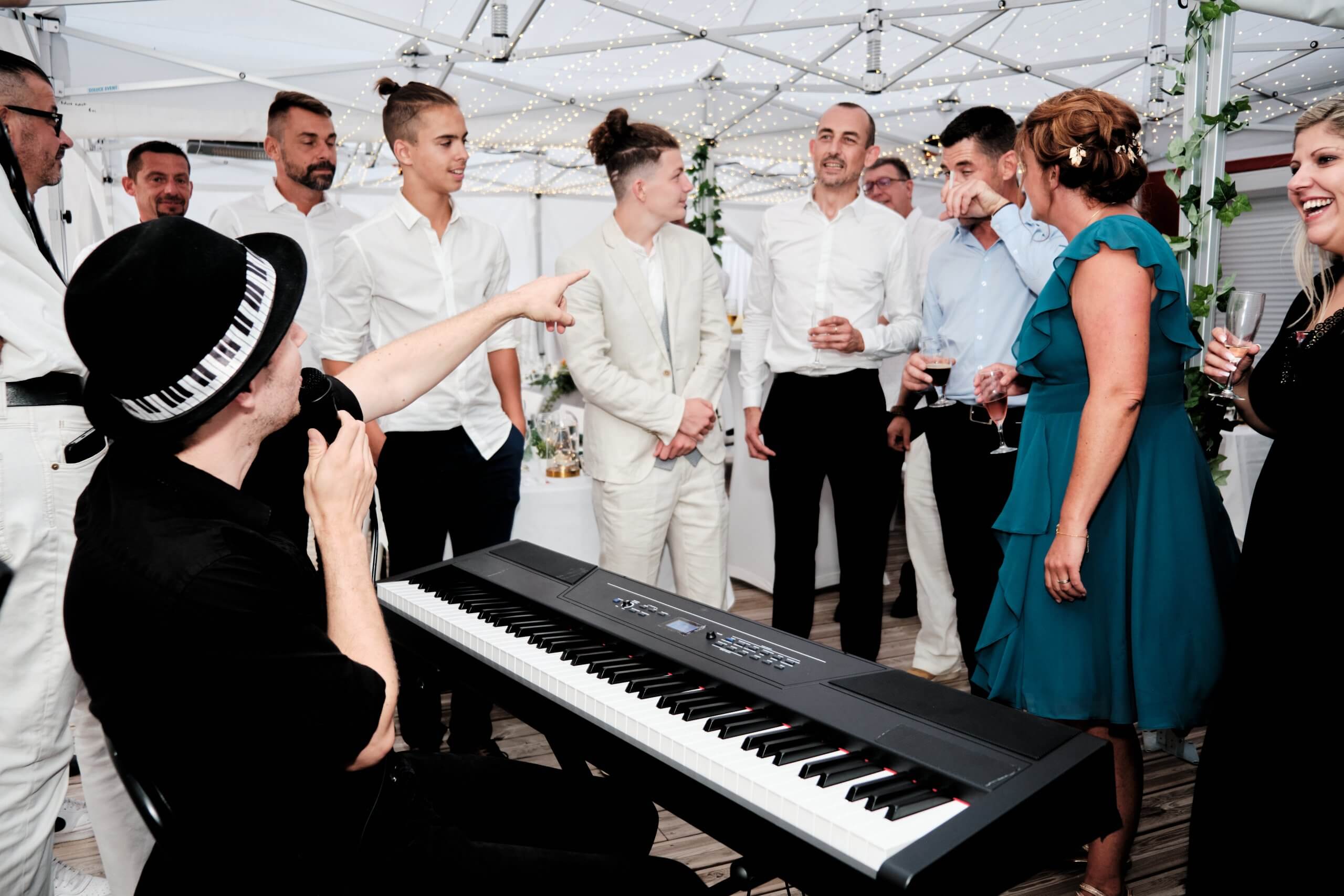 pianiste, dj, mariage, animation